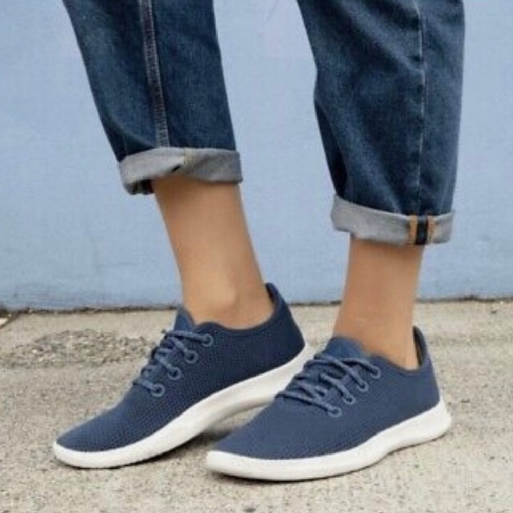 Allbirds Limited Edition Kauri Laces Tree Runners Teal Heathered Laces Size 9
